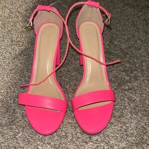 Wild Diva lounge Pink High Heel Sandals
